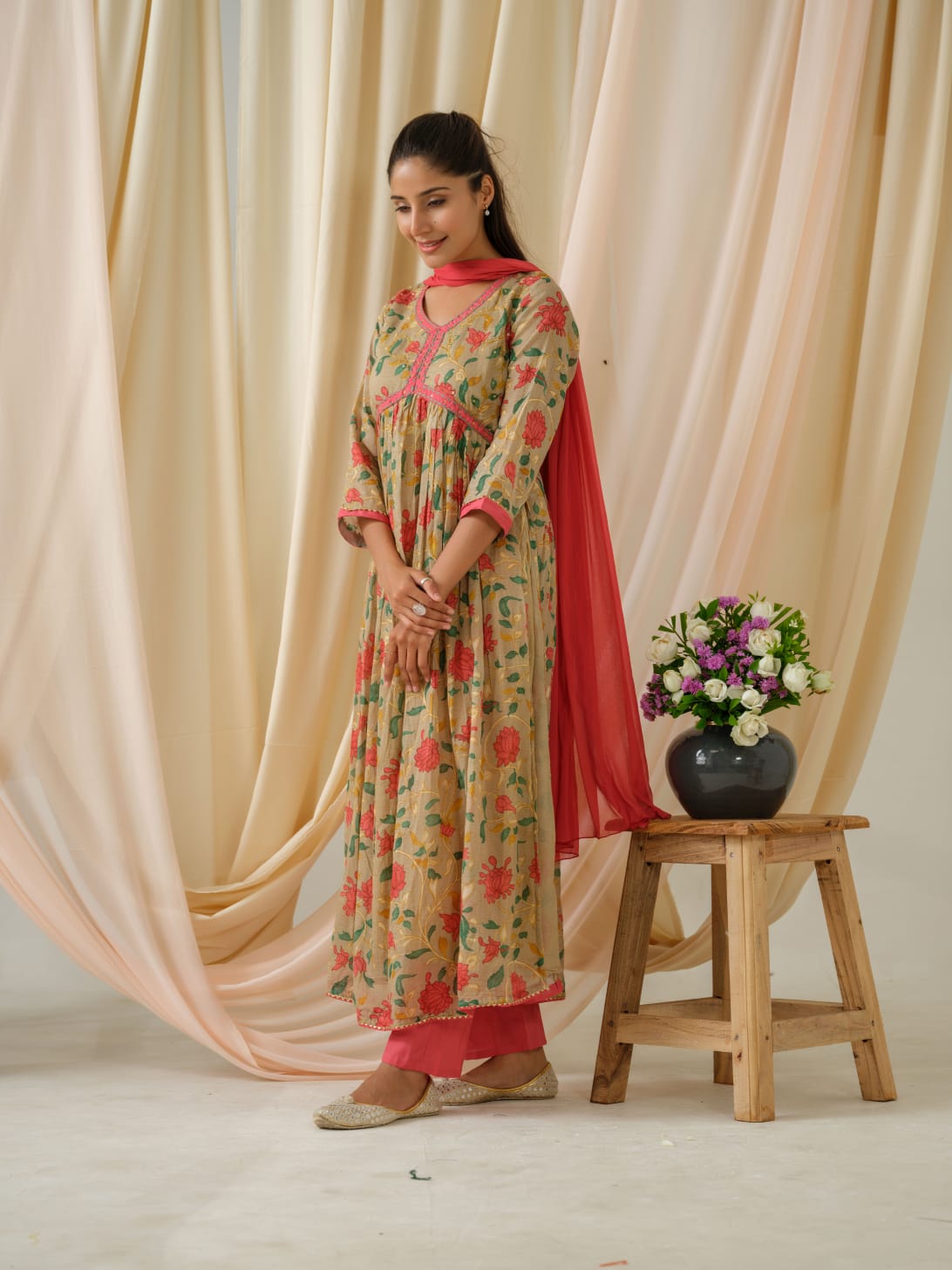 Psyna 2120 Printed Readymade Suits Catalog
